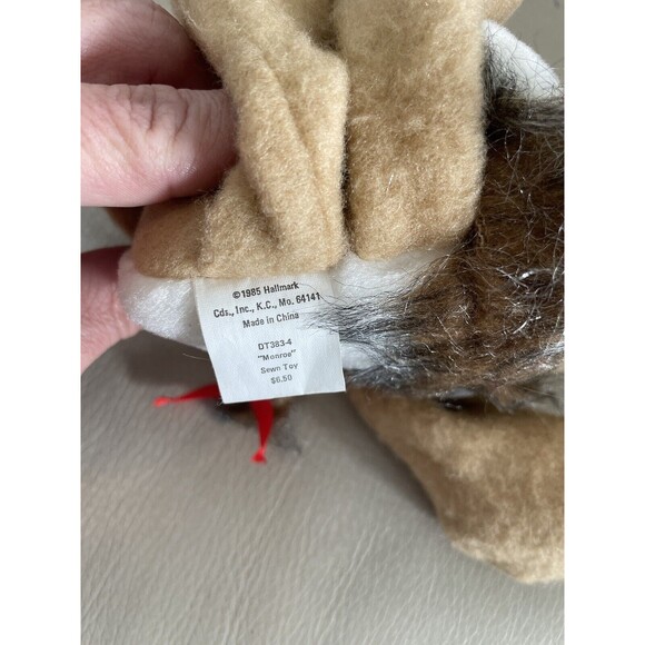 Vintage 1979 Hallmark Monroe Lion Rodney Reindeer Plush Toy Stuffed Animal - Picture 5 of 12